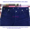 RS-0002B Read Description! Red Tornado High Waist Raw Indigo Selvage Unwashed Denim Pants Unsanforized Jean 14oz - Image 5