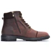 YIGER Men's Basic Boots Man Casual shoes Genuine Leather Retro Handmade Boots Male Ankle Boots Lace up shoes Design men's boots - Image 7