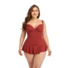 2022 New Push Up One Piece Swimsuit Women Plus Size Swimwear Large Big Plussize Swimming Suits Beachwear Bathing Suits - Image 3