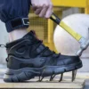New Luxury Designer High Waterproof Steel Toe Men Work Shoes Male Safety Unbreakable Sneakers Anti-Smashing Puncture Boots 2022 - Image 4