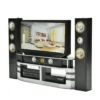 New Arrival Baby Toys Mini Hi-Fi 1:6 TV Home Theater Cabinet Set Combo For Barbie Doll Clothes Dress Accessories House Furniture - Image 4