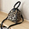 Leopard Print Woman Bag PU Leather Crossbody Bags Mini Girls Messenger Bags Female Shoulder Handbag Snake Skin Clutch Bag Purse - Image 5