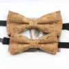 Chic Father Son Cork Wood Bowtie Men Women Kids Pet Butterfly Suit Tuxedo Party Dinner Wedding Bow Tie Gift Creative Accessory - Image 4