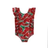 Citgeett Summer Kid Baby Girl Ruffle Bikini Swimwear Swimsuit Bathing Beach One-Piece Bodysuit Costume - Image 3
