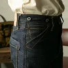 RS-0002B Read Description! Red Tornado High Waist Raw Indigo Selvage Unwashed Denim Pants Unsanforized Jean 14oz - Image 3