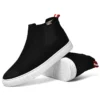 Winter Mens Ankle Flat Fashion Cow Suede Chelsea Boots Men 2023 New Designer Black Botas Botines Bottes Homme Bottine - Image 5