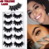 5Pairs/Set Faux Mink Hair False Eyelashes Wispy Criss-cross Fluffy Thick Natural Handmade Lash Cruelty-free Eye Makeup Tools - Image 2