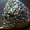 2024 Sexy Halter Women Push Up Luxury Diamond String Gold Bikini Sets Rhinestone Swimwear Crystal Honey Moon Beachwear - Image 4