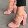 Women Pumps Women Heels Chaussures Femme Gladiator Summer High Heels For Party Wedding Shoes Women Thick Heels Zapatos De Muje - Image 5
