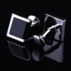 KFLK Jewelry shirt cufflinks for mens Brand Black cuff link Wholesale bouton High Quality Luxury Wedding Male Gift guests - Image 2