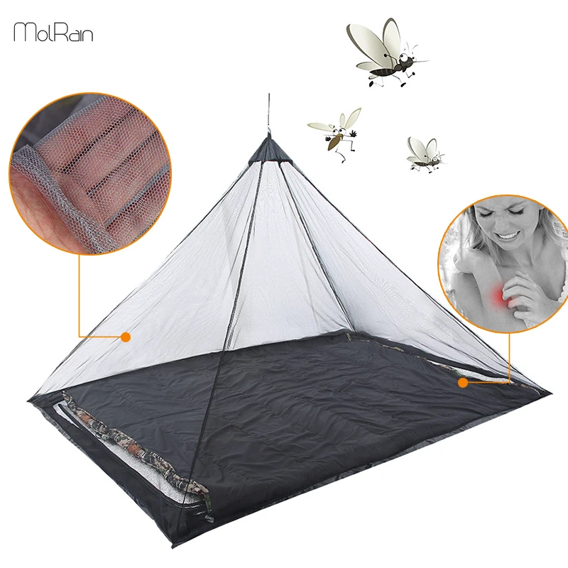 Outdoor Camping Mosquito Net Keep Insect Away Backpacking Tent for Single Camping Bed Anti Mosquito Net Bed Tent Mesh Decor