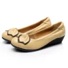 TIMETANG New Wedges Genuine Leather Shoes Women Spring Height Increasing High Heels Shoes Woman Vintage Zapatos Women Pumps - Image 5