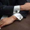KFLK Jewelry Shirts Cufflinks for Men's Brand Movement Mechanical Big Cuff links Buttons Male High Quality guests - Image 4