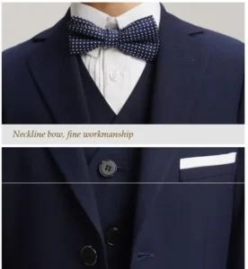 2017 New Boys Formal Suits for Weddings Brand England Style 3-14T Man Child Plaid Formal Party Tuxedos Boys Formal Suits - Image 6