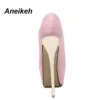 Aneikeh 2024 Brand Shoes Woman 16CM High Heels Women Pumps Stiletto Thin Heel Women's Shoes Open Toe High Heels Shoes 258-21# - Image 2