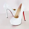 Big Size 35-45 Sexy Platform Female Party Pumps Stiletto Wedding Fashion Patent Leather High Heels Shoes for Women 2024 Shallow - Image 3