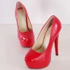 Big Size 35-45 Sexy Platform Female Party Pumps Stiletto Wedding Fashion Patent Leather High Heels Shoes for Women 2024 Shallow - Image 4