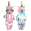 Colorful Warm Jumpsuit Shoes Wing Suit Fit 17inch 43cm Baby New Born Doll Clothes - Image 2