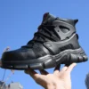 New Luxury Designer High Waterproof Steel Toe Men Work Shoes Male Safety Unbreakable Sneakers Anti-Smashing Puncture Boots 2022 - Image 5