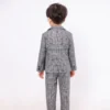 Boys Plaid Suit Jacket Kids Formal Tuxedo Dress Clothes Sets Child Wedding Party Morning Coat Ring Bearer Blazer Pant Costumes - Image 3