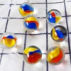 16mm Glass Ball Colorful Small Marbles Pat Toys Parent- Child Beads Console Game Pinball Machine Bouncing Ball - Image 3