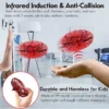 UFO Flying Toys Mini RC Flying Ball Hand Controlled Drone Flying Orb Infrared Induction Hover 360 Whirley with Lights Flying Toy - Image 2