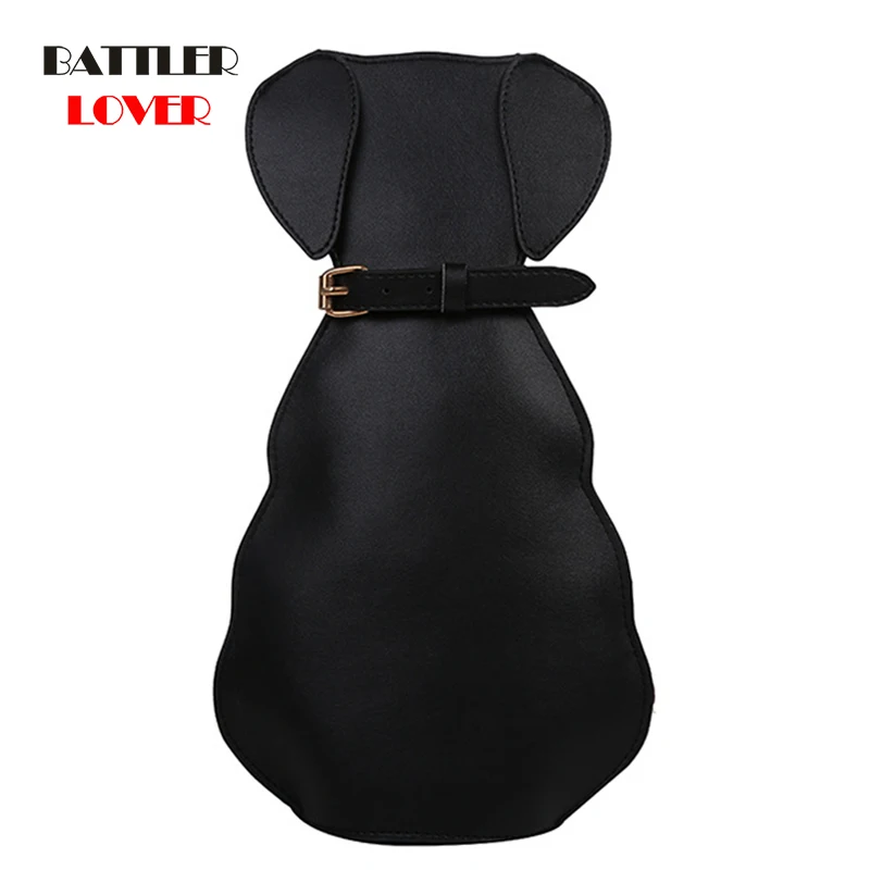 Cute Puppy Shape Shoulder Chest Bags For Women 2021 Fashion Purses And Handbags Girls Crossbody Bag Fun Designer Leather Clutch