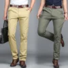 Summer Men's Casual Ting Trousers Fashion Pants Male Brand Solid Color Trousers High Quality - Image 3