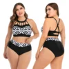 Women High Waist Bikinis set Swimsuit Plus size Swimwear Large Big Plussize New Swimming Suits Beachwear Wear For Female - Image 4
