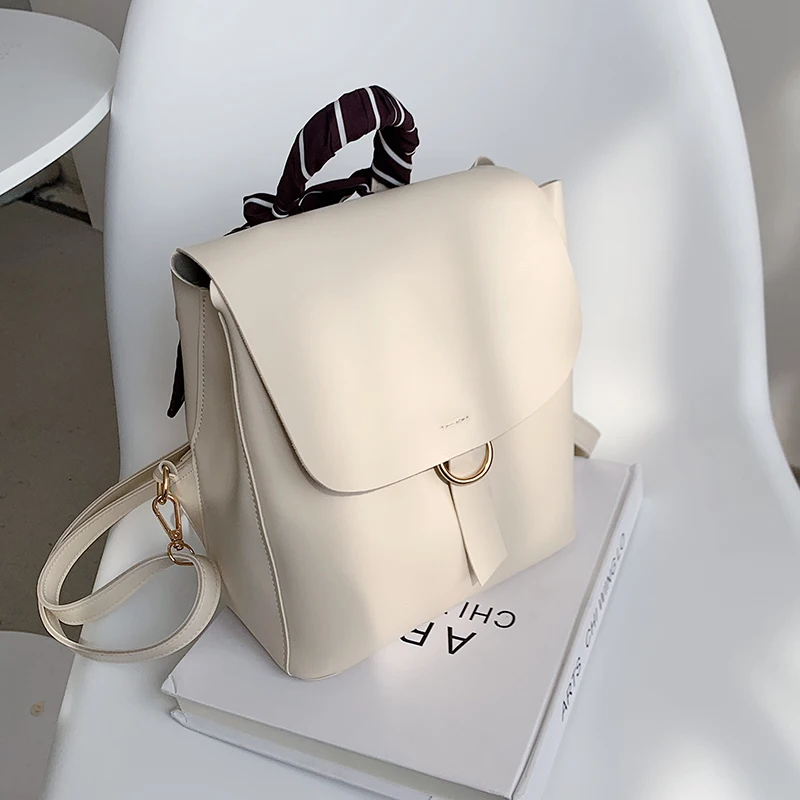 Luxury Designer Women's Backpack Mini Bag 2021 New White Yellow Black Color Back Travel Pack Bags For Women Double Shoulder Bag