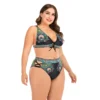 Women High Waist Bikinis set Swimsuit Plus size Swimwear Large Big Plussize New Swimming Suits Beachwear Wear For Female - Image 2