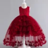 2024 New Baby Girl Party Dress Kids Clothes Children Elegant Birthday Princess Wedding Prom Dance Costume 3-12 Year Vestidos - Image 4