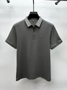High quality ice silk cotton short sleeve POLO shirt men's 2024new summer fashion brand embroidered casual business Paul T-shirt - Image 6