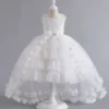 2024 New Baby Girl Party Dress Kids Clothes Children Elegant Birthday Princess Wedding Prom Dance Costume 3-12 Year Vestidos - Image 3