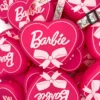 Kawaii Barbie Coin Purse Pink Heart Shape Silicone Wallet Bags Accessories Shoulder Strap Kids Girls Toys for Children Gift - Image 4