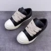 Owen Seak Men Women Boots Low Top Luxury Leather Jumbo Thick Lace Up Casual Sneakers Flats Autumn Black Bread Designer Shoes - Image 3