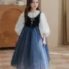 Chajiahu Frozen Dress For Kids Girl Anna Dress Up Halloween Costume Spring Occasion Princess Girls Birthday Party Dresses