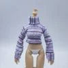 30cm doll series clothing, pants, makeup, and accessories for children's playhouse toys for licca doll high school doll - Image 4
