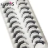 10 Pairs 3D Eyelash Natural Mink False Eyelashes Makeup Fake Eye Lashes Faux Cils Make up Beauty Tools maquillaje 15 Style - Image 4