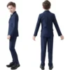 Spring Big Boys Top Quality Plaid Wedding Suit Teenager Kid Formal Tuxedo Bowtie Dress Children Blazer Party Performance Costume - Image 2