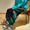Men'S Sweatpants Straight Contrast Color Casual Striped Cotton Loose Trousers Hip-Hop Fashion Stretch Mens Clothes Winter Pants - Image 3