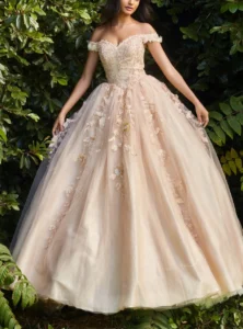 Appuliques Quinceanera Performance Floor Length Off Shoulder Princess Adult Graduation Party Evening Elegant Luxury Ball Gown - Image 5