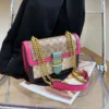Fashon High-End Women' Bag 2023 Luxury Trendy Messenger Shoulder Bag Retro Small Square Bag Ladies Chain Shoulder Bag Handbags - Image 2