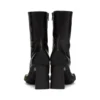 Split Toe New Five Finger Sock Boot Pull On Casual Shoes Booties In Black Women High Heeled Sock Boots Designer Runway Shoes - Image 2