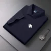 Summer Korean version light luxury hot selling fashionable polo shirt, men's high-quality business T-shirt, slim fit polo shirt - Image 3