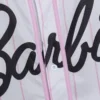 New 2024 Women Barbie Summer Short-Sleeved T-Shirt Kawaii Casual Girls Loose Quick-Drying Sports Baseball Uniform Cardigan Shirt - Image 3