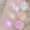 Long Lasting Highlighter Eyeshadow Silky Diamond Highlighter Powder Glitter 3D Face Contour Shimmer Illuminator Makeup Cosmetics - Image 4