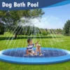 100cm Inflatable Water Spray Mat Children Game Play Summer Lawn Mats Kids Outdoor Splash Mat For Pool Games Toy Sprinkle Mat - Image 4