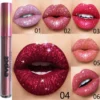 Waterproof Diamond Shimmer Glitter Lip Gloss 18 Colors Matte Glitter Liquid Lipstick Diamond Pearl Colour Lip Gloss Sexy Make Up - Image 2