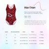 TiaoBug One-piece Kids Cute Girls Heart Print Swimsuit 7 to 12 Years Sleeveless Open Back Crisscross Swimwear Beach Bathing Suit - Image 6